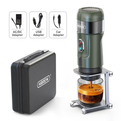 HIBREW H4B Wireless Tragbare 3-in-1 Espressomaschine 15Bar Nespresso Dolce Gusto