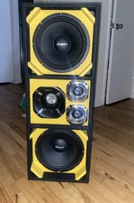 Car System Mid Comando Speakers Box For Volume Very Loud Selling With Amp&cords