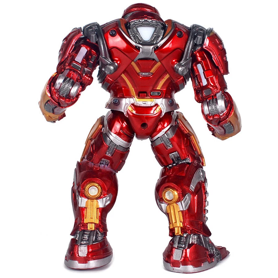 Avengers Infinity War Hulkbuster Iron Man Luminous Figure Garage Kits Model Toy