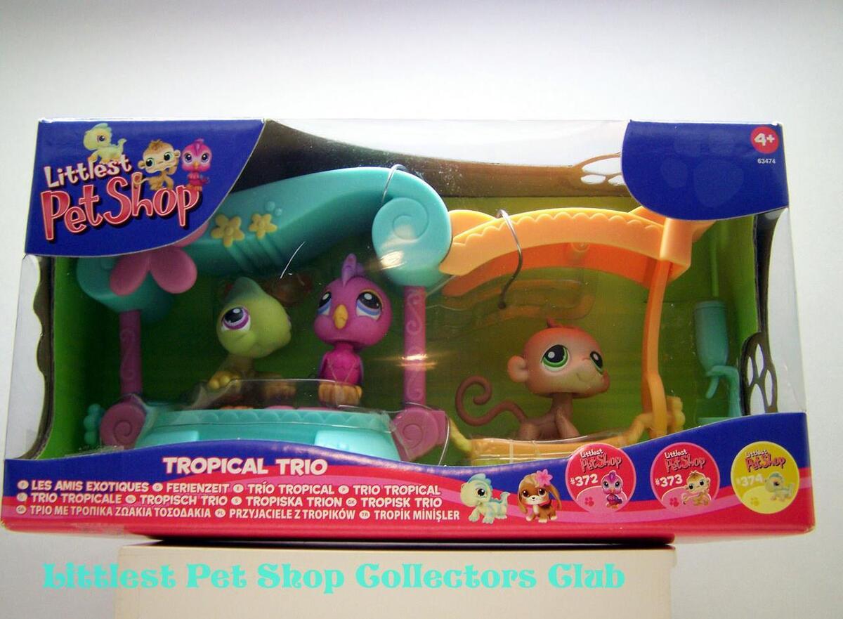 ELS PETS スペイン ネオスカ 2TONE SKA 7inch EP Littlest Pet Shop INTL Tropical Trio Cockatoo 372 Monkey 373
