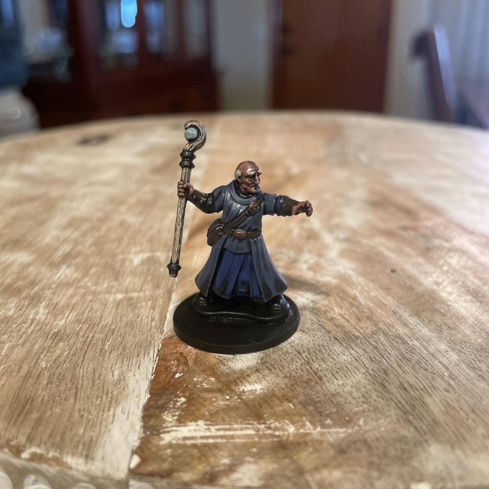 dungeons and dragons dnd painted wizard Mage Warlock Staff