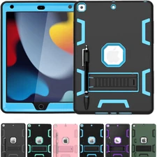 For iPad 10th 9th/7th/8th 6th Generation Case Stand Heavy Duty Shockproof Cover 