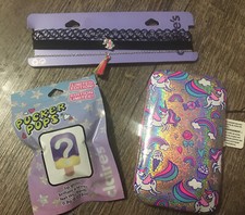 Claire s Unicorn Choker Necklace Set Nail Kit Blind Bag Lipgloss Jewelry Lot
