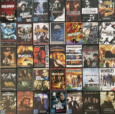 Action, Thriller, Abenteuer, ScienceFiction, Blockbuster DVD Auswahl
