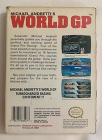 Nintendo NES Michael Andretti's World Grand Prix GP CIB Tested