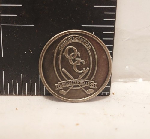Oberlin OGC Golf And & Country Club Golf Ball Marker Metal Course Magnetic