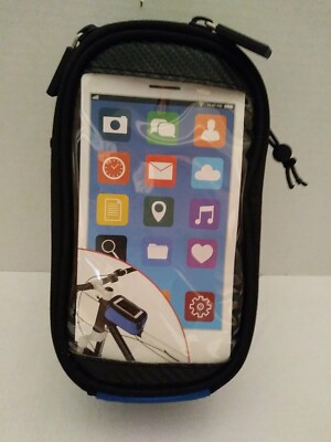 Bikemate Bicycle Cell Phone Pouch Black & Clear S