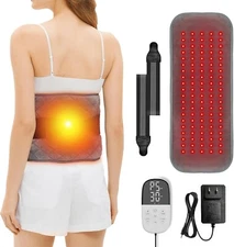 Red Light Therapy Heating Wrap Belt for Body, Lower Back, Legs, and Arms, Featur