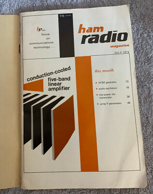 Ham Radio Magazine July 1972, Audio Oscillators,Y-Parameters,AFSK Generator, etc