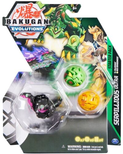 Bakugan Evolutions - Starter Pack S4 - Darkus Serpillious Ultra - Photo 1/1