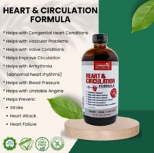 Heart and Circulation formula by Livingston Naturals 16 oz