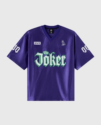 OVO Batman Joker Purple Jersey Limited Edition Men's Short Sleeve