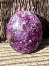 Lepidolite Tourmaline Gem Cabochon