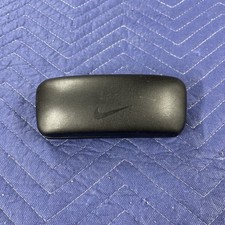 NEW NIKE AUTHENTIC EYEGLASSES SUNGLASSES OPTICAL LEATHER BLACK HARD CASE ONLY
