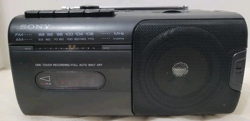 Tested Vintage Retro Sony CFM-10 AM/FM Radio & Cassette Player Recorder Boombox