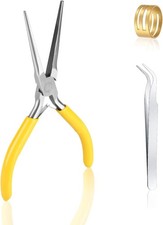 Extra Long Needle Nose Pliers 6-Inch for Jewelry Making Industrial Mechanical