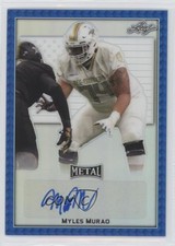 2020 Leaf Metal US Army All-American Bowl Blue 6/15 Myles Murao #BA-MM4 Auto 2u6