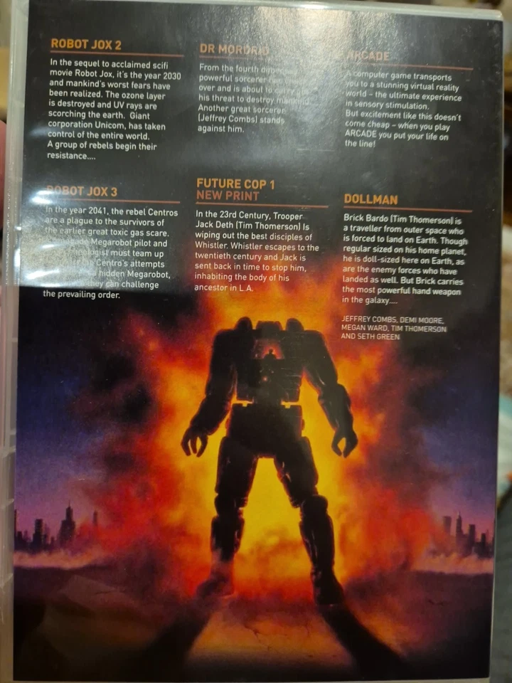 ROBOT JOX 2 & 3 FULL MOON SCI-FI BOX SET DVD CRASH AND BURN TRANCERS 6 FILM DISC - Image 2 of 4