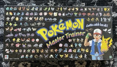 Pokemon Master Trainer Board Game Vintage 1999 Factory Sealed BRAND NEW