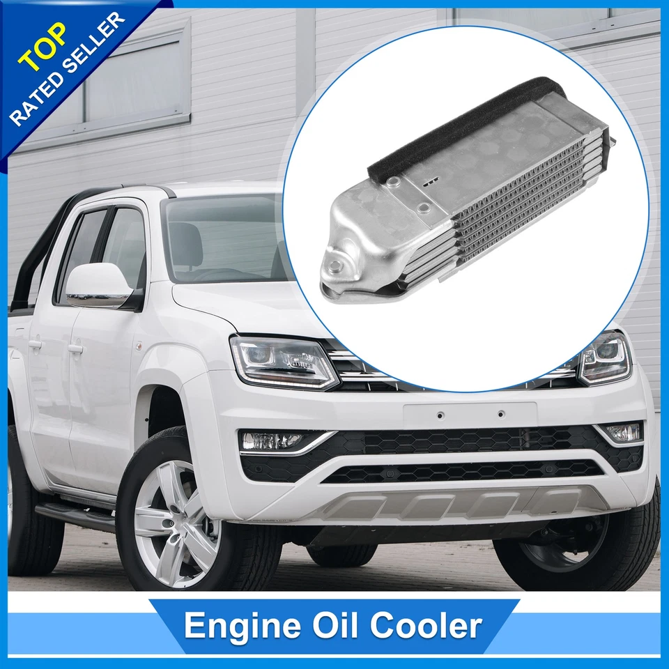 Pacote com 1 resfriador de óleo do motor dianteiro 113117021 para Volkswagen Beetle 1974-1979 - Imagem 2 de 4