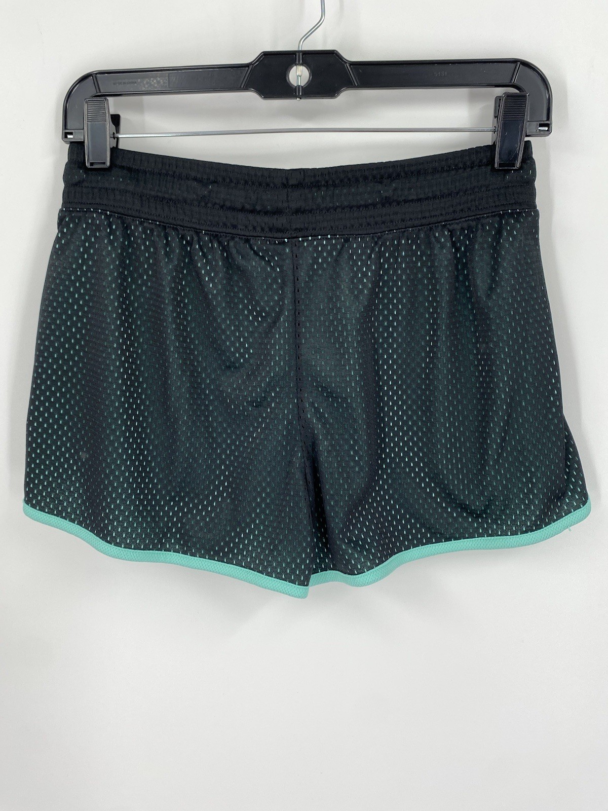 Pantaloncini sportivi Fila neri e verdi con rete traspirante taglia XS ��