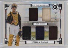2024 Panini Boys of Summer Five Tool Player Materials 58/149 Ethan Salas 12xs