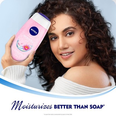 Nivea Waterlily & Oil Shower Gel 250ml With Care Pearls For Soft Moisturized Ski