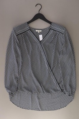 MAX STUDIO Langarmbluse Regular Bluse für Damen Gr. 44, XL blau aus Polyester