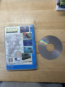 Ecco The Dolphin Sega CD Video Game Sega - NO MANUAL BROKE CASE