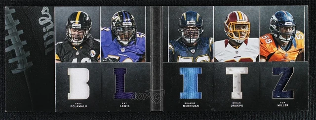 2012 Playbook Materials /49 Brian Orakpo Ray Lewis Shawne Merriman Troy Polamalu