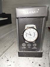 Garmin Vivomove Original/Classic Watch White Face  Leather Band Rose Gold Case