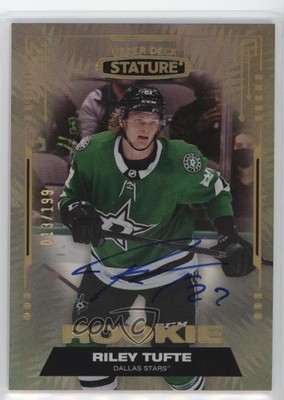 2021-22 Upper Deck Stature Rookies 13/199 Riley Tufte #169 Rookie Auto RC 0n64