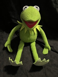 Vintage Jim Henson Kermit The Frog 16 Inch Plush Stuffed Animal