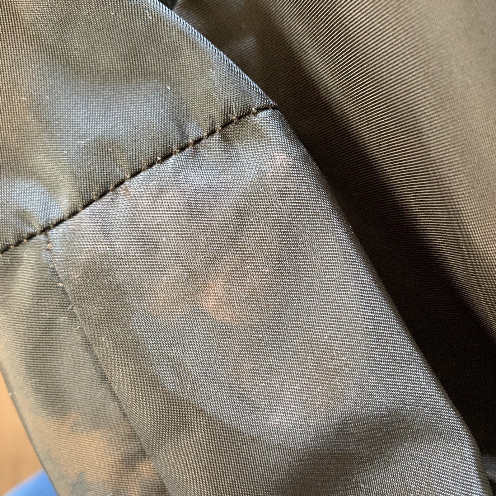 TUMI Nylon Tote Bag Python Print Leather Straps 1… - image 14