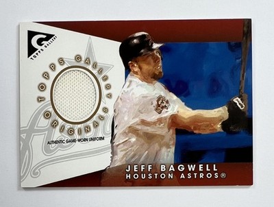 2005 Topps Gallery #GO-JB Jeff Bagwell Game Worn Uniform Relic AR133