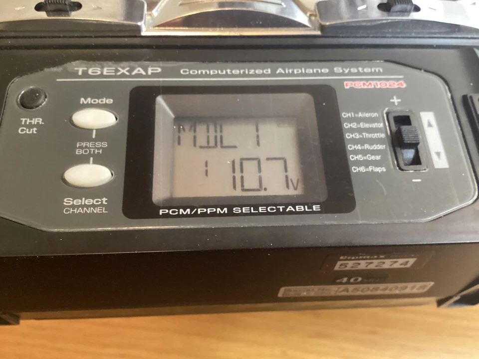 40mhz Futaba 6EXAP Radio Control Surface Models Car Boat Tank Bait Sub Robot - Image 4 of 4