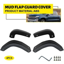 Lower 4PCS Splash Mud Flap Guard Cover Fit 2019 2020-2024 Chevy Silverado 1500 K
