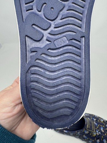 Disney Parks Native Kinder Schuhe 50th Anniversary Mickey Mouse Größe J1 Navy Blau - Bild 12 von 13