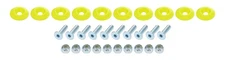 ALLSTAR PERFORMANCE Countersunk Bolt Kit Fluorescent Yellow 10pk ALL18688