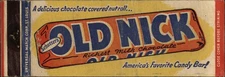 Old Nick,America's Favorite Candy Bar Matchbook Cover