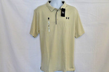 Under Armour Men's Icon Ivory Tech Polo Size 2XL NWT Loose Fit