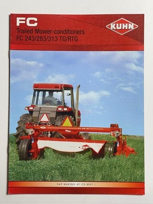 Kuhn FC 243 - 313 Trailed Mower Conditioners - Sales Brochure *Showroom Booklet*