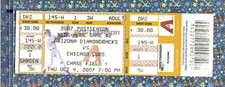 Chris Young HR 3RBI Ticket 10-4-2007 Dbacks Cubs NLDS Gm2 Stephen Drew 2H 2RBI
