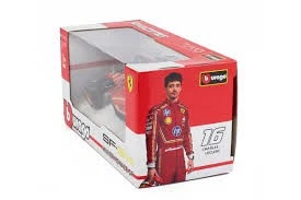 BBURAGO FERRARI SF-24 #16 C.LECLERC MONACO GP WINNER - 18-36844 SCALA 1:43 - Immagine 3 di 3