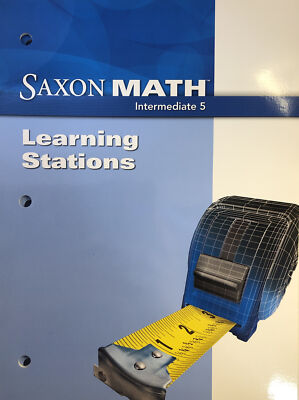 Saxon Math Intermediate 5 Learning Stations Homeschool