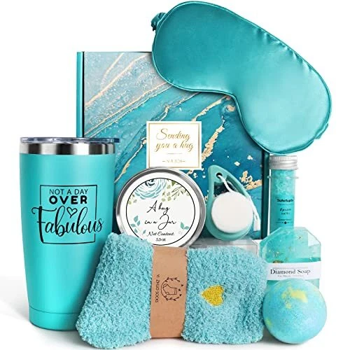 Birthday Gifts for Women Relaxing Spa Gift Basket Set.Unique Gifts Ideas  for Women Mom Sister