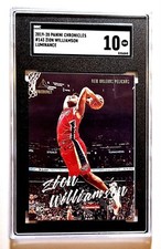Zion Williamson 2019-20 Panini Chronicles Luminance #143, Graded 10 SGC.