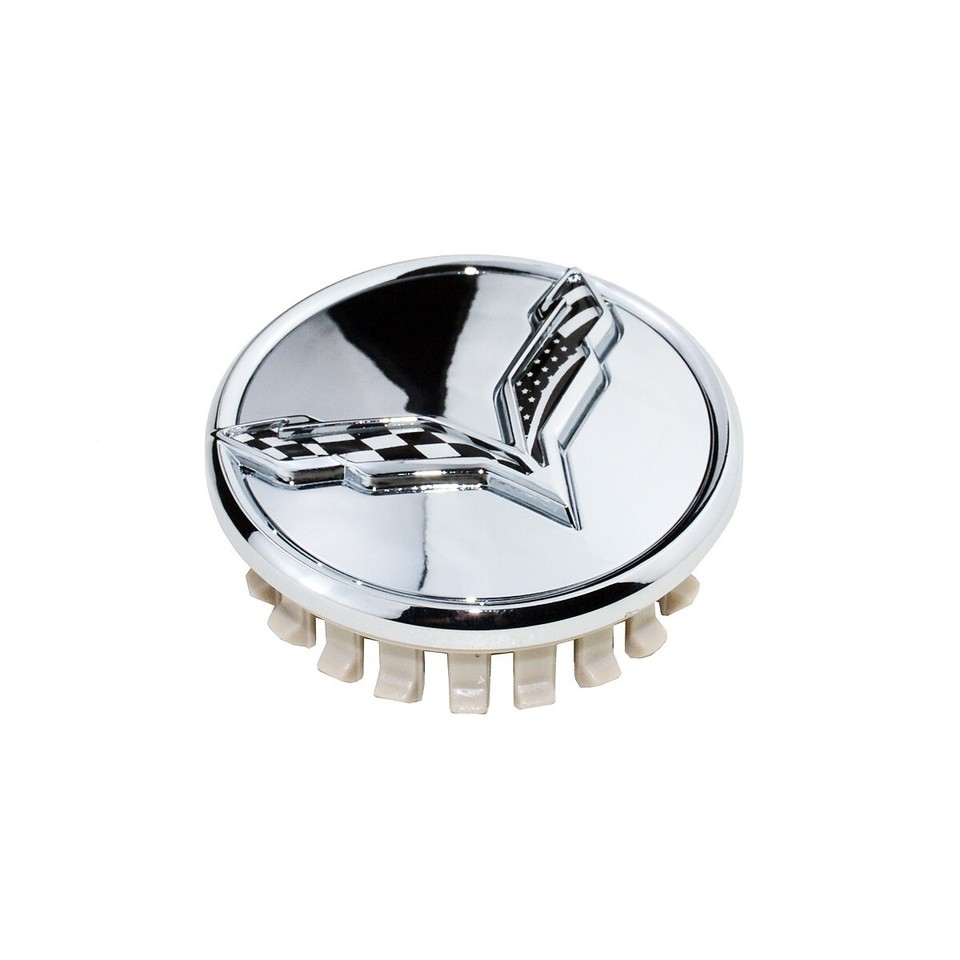 4Pc US Flag Chrome Wheel Center Cap Fits 2014-2019 C7 23217059 68mm 2.7 ...