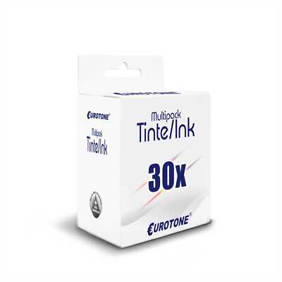 30x Eurotone ECO ink XL alternative for Epson WorkForce WF-7620-DTWF