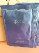 SHISEIDO QIORA Body Cleanse  Cleansing Foam. Travel Packets Qty 10